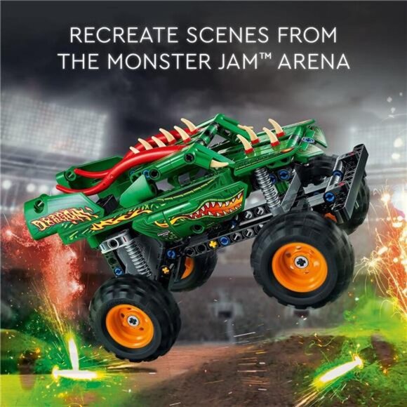 Technic Monster Jam Dragon Monster Truck Toy for Boys and Girls - Picture 10 of 14
